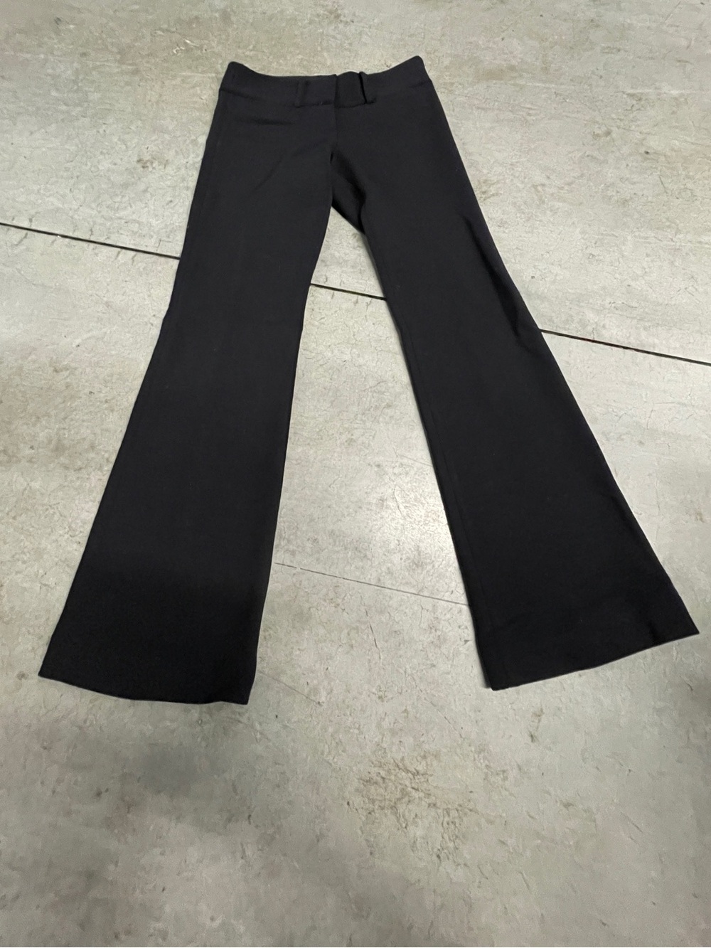 Diane Von Furstenberg Fit & Flare Trousers Black wool Blend Womens Size 2